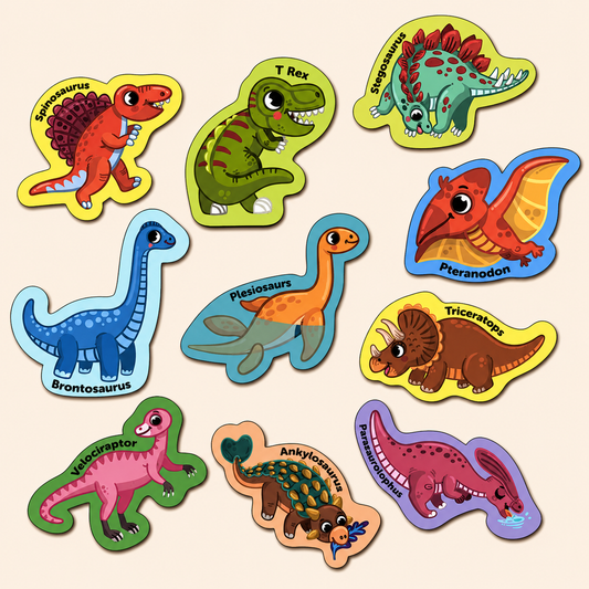 Dinosaur Fridge Magnet for 3+ Years Preschool Toys