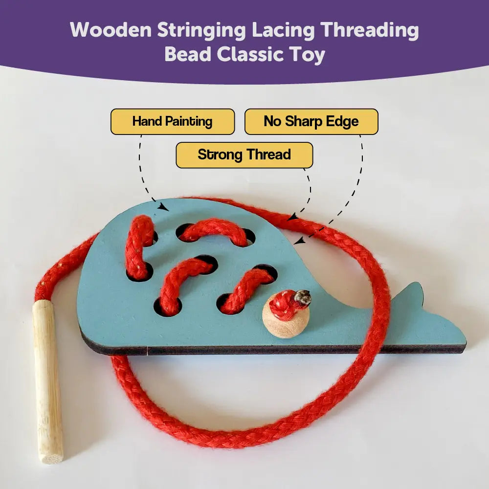 Snail Lacing Activity for Kids 3 Years