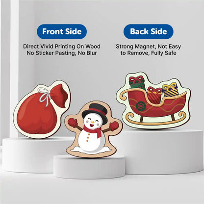 Christmas Santa Claus Wooden Fridge Magnets  3+ Years