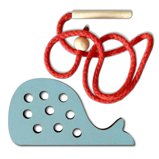 Snail Lacing Activity for Kids 3 Years