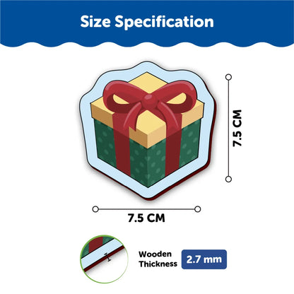 Christmas Santa Claus Wooden Fridge Magnets  3+ Years