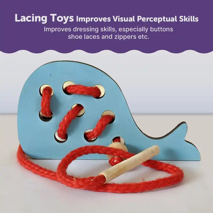 Snail Lacing Activity for Kids 3 Years