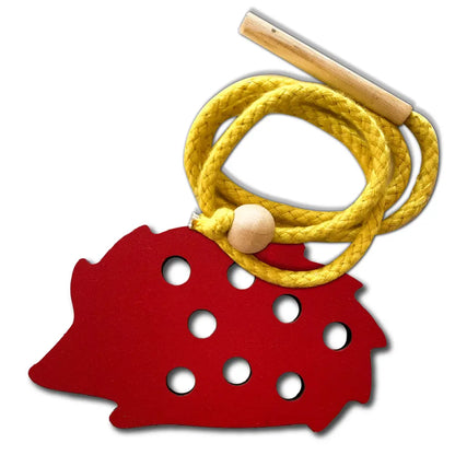 Hedgehog Lacing Activity for Kids 3 Years