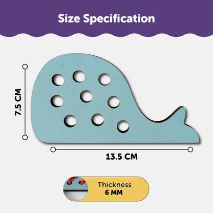 Snail Lacing Activity for Kids 3 Years