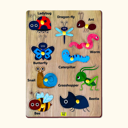 Insects Animals Pegboard 3+ Years