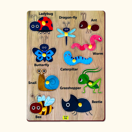 Insects Animals Pegboard 3+ Years