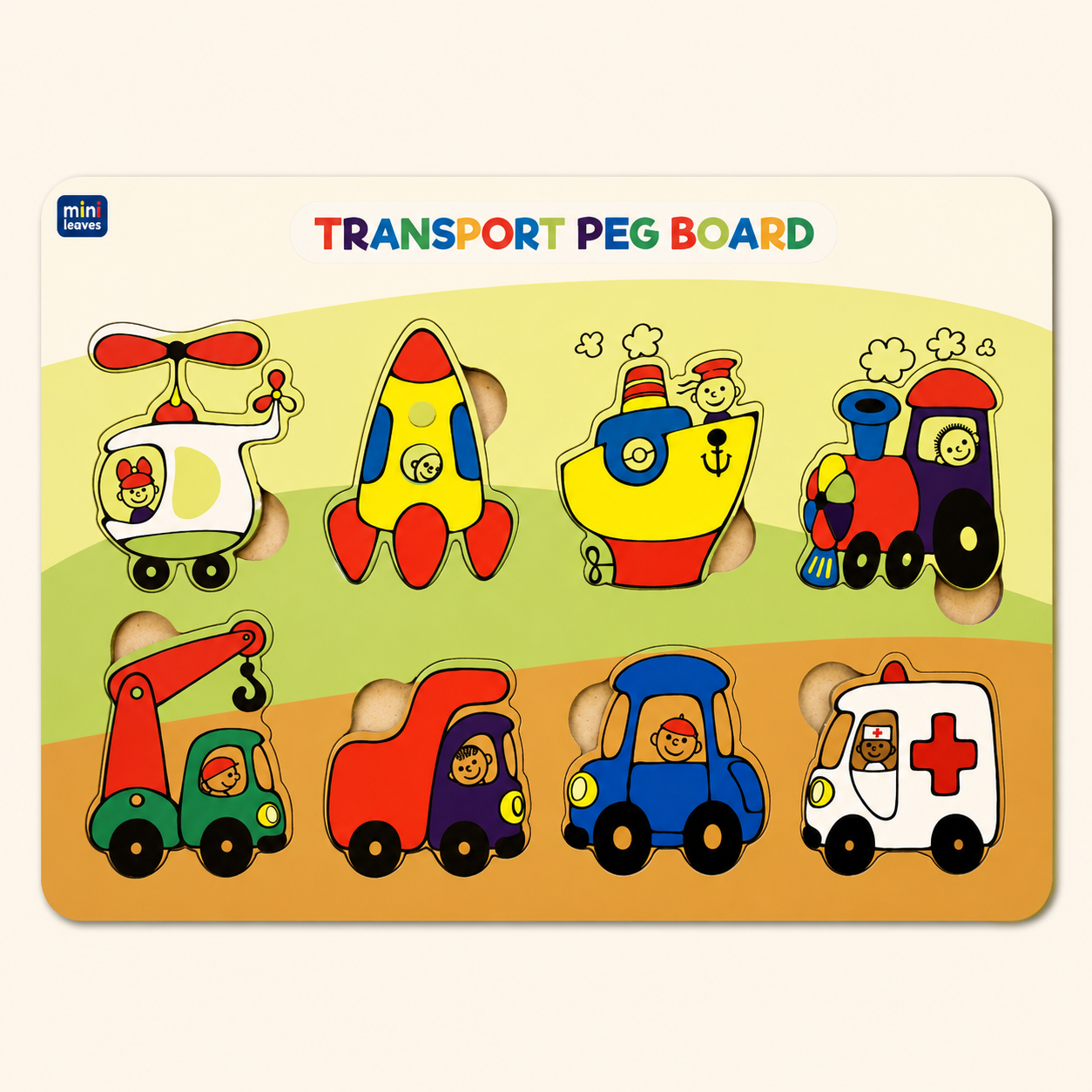 Transport Vehicles Puzzles 8 Pieces