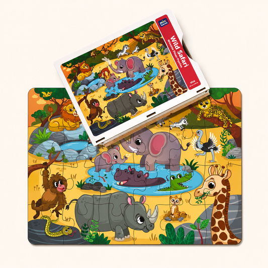 Wild Safari Floor Puzzles 24 Pieces 2+ Years