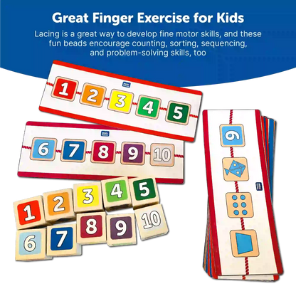 Alphabets Shapes Lacing Activity for kids  3+ Years